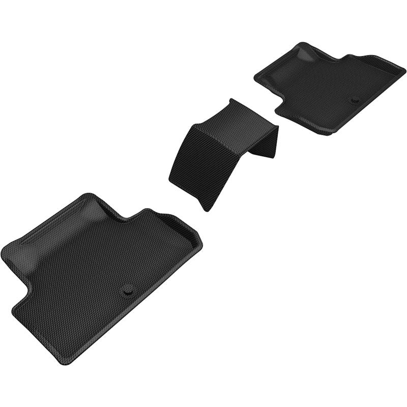 3D MAXpider KAGU 2nd Row Floormats - Black | 2019-2023 Genesis G70 (L1GS00421509)