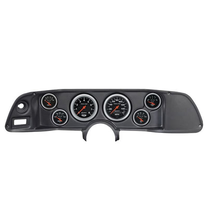 AutoMeter Sport-Comp 70-78 Camaro Dash Kit 6pc Tach / MPH / Fuel / Oil / WTMP / Volt (7022-SC)
