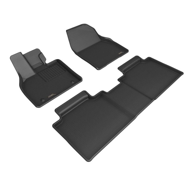 3D MAXpider KAGU Black Floor Mat - Row 1/2 | 19-23 Subaru Solterra (L1SB03501509)