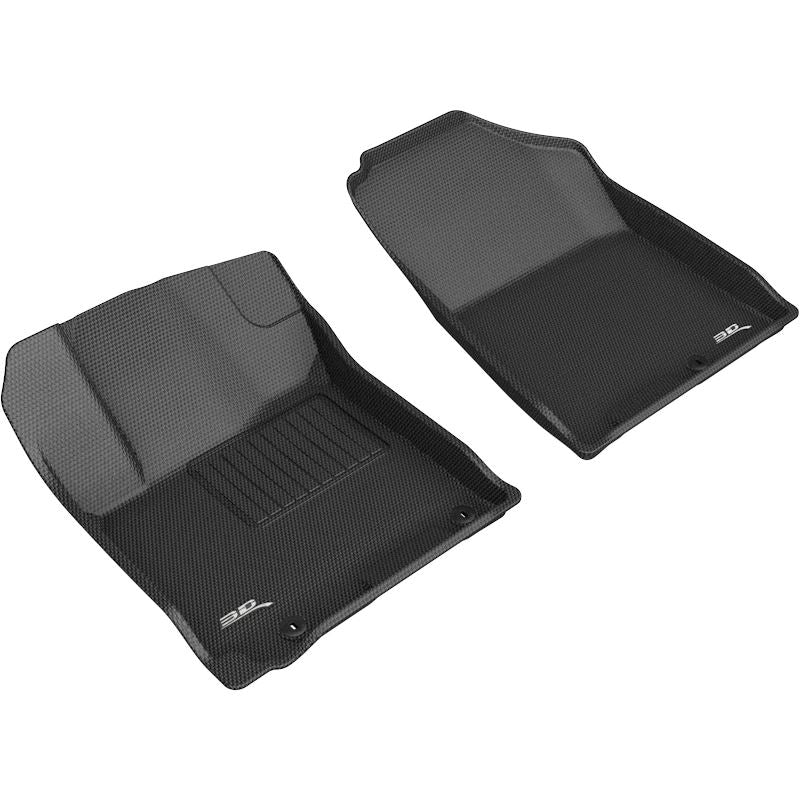 3D MAXpider KAGU 1st Row Floormats - Black | 20-21 Hyundai Venue (L1HY10211509)