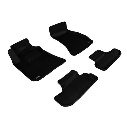 3D MAXpider KAGU 1st & 2nd Row Floormats - Black | 2008-2010 Dodge Challenger (L1DG01501509)