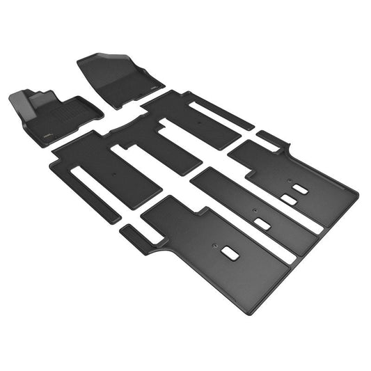 3D MAXpider KAGU Black R1 R2 R3 | 21-23 Kia Carnival / Sedona 8-Passenger (L1KA06401509)