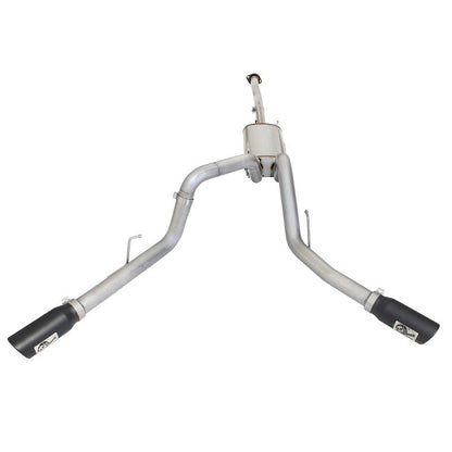aFe MACH Force-Xp 3 IN 409 Stainless Steel Cat-Back Exhaust System w/Black Tip (49-43074-B)