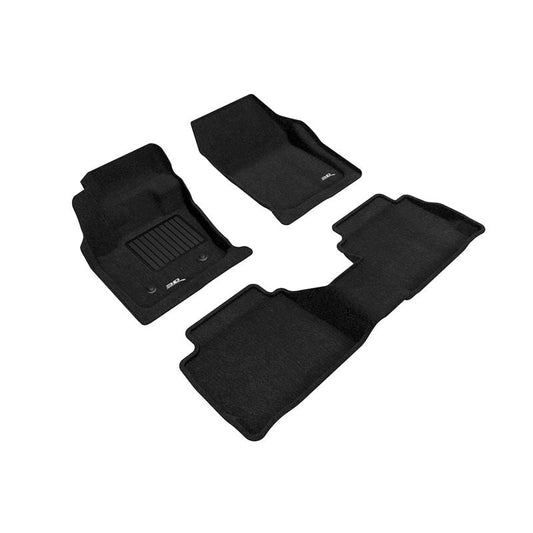 3D MAXpider ELEGANT 1st 2nd Row - Floor Mat Set (Black) | 13-16 Ford Fusion (L1FR06004709)
