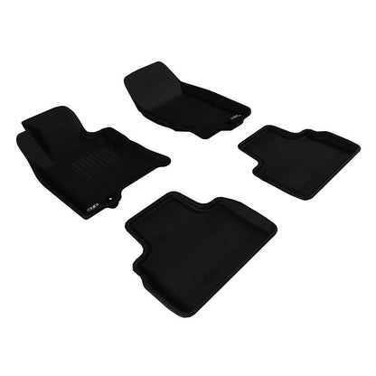 3D MAXpider KAGU 1st & 2nd Row Floormats - Black | 2009-2017 Infiniti QX70/FX35/50/50S (L1IN00301509)