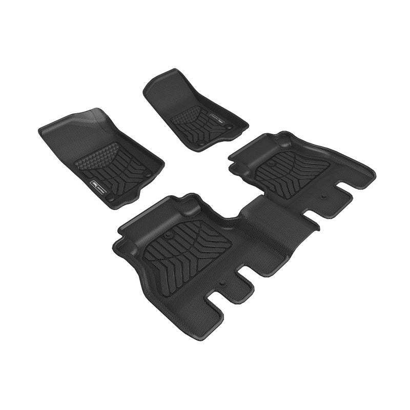 3D MAXpider MAXTRAC Black R1 R2 | 18-24 Jeep Wrangler JL Unlimited (A5JP01901809)