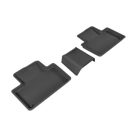 3D MAXpider KAGU 2nd Row Floormats - Black | 2015-2019 Volvo XC90 (L1VV02021509)