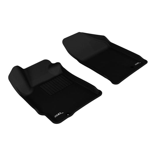 3D MAXpider KAGU 1st Row Floormat - Black | 2007-2012 Nissan Altima Coupe/Sedan (L1NS06211509)