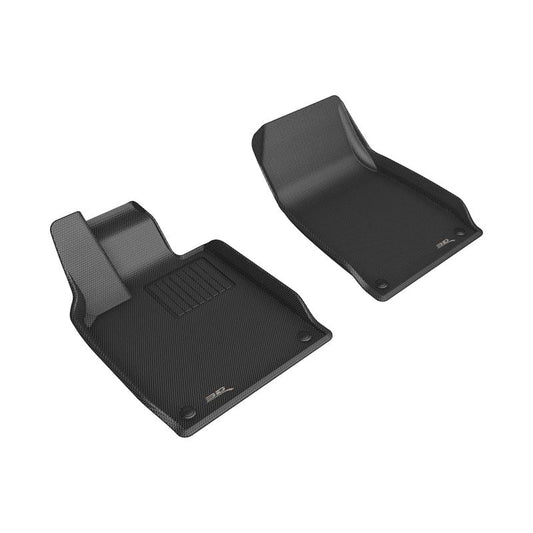 3D MAXpider KAGU Front Floor Mat - Black | 20-23 Porsche Taycan (9J1) (L1PO02711509)