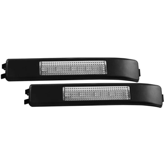 ANZO USA LED Mirror Lights 2009-2014 Ford F-150 LED Mirror Lights Clear w/ Amber LED (861115)