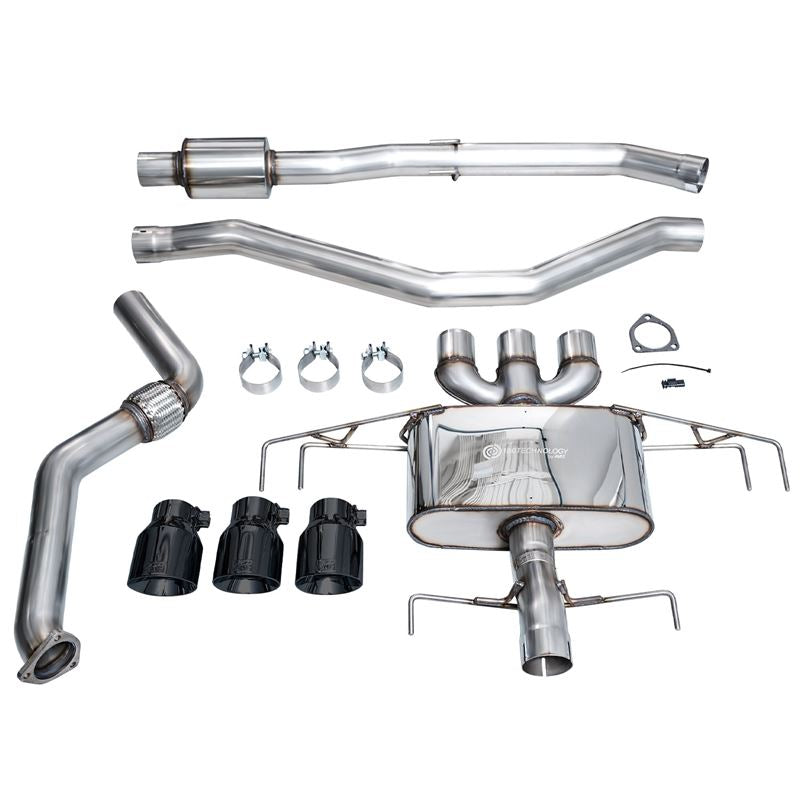 AWE Tuning Touring Edition Exhaust w/ Triple Diamond Black Tips for 2024 Acura Integra Type S DE5 FWD (3015-53335)