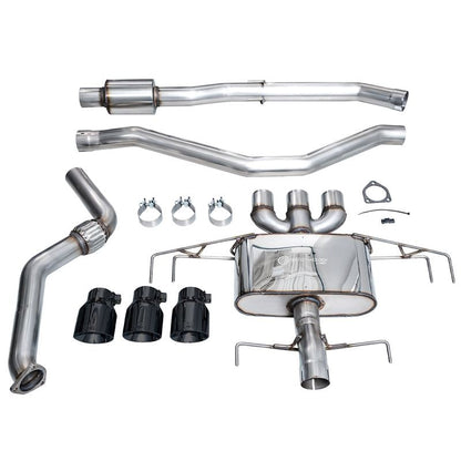 AWE Tuning Touring Edition Exhaust w/ Triple Diamond Black Tips for 2024 Acura Integra Type S DE5 FWD (3015-53335)