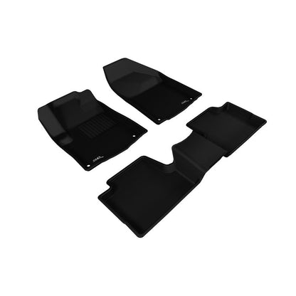 3D MAXpider KAGU 1st & 2nd Row Floormats - Black | 2014-2015 Jeep Cherokee (L1JP01001509)