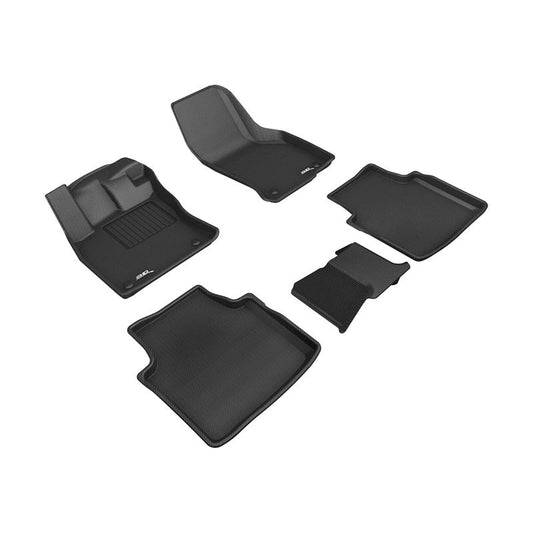 3D MAXpider KAGU Floor Mat- Black R1 R2 | 19-23 Volkswagen Arteon (L1VW09401509)