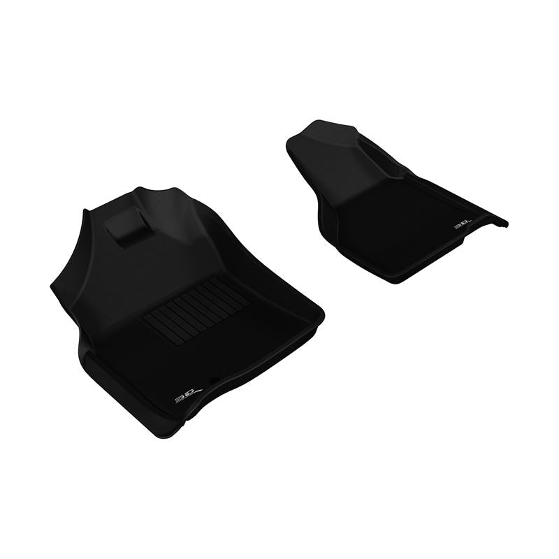 3D MAXpider KAGU 1st Row Floormat - Black | 2009-2012 Dodge Ram 1500 Regular Cab (L1DG01811509)