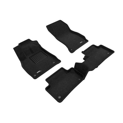 3D MAXpider ELEGANT Floor Liner R1 & R2 - Black | 18-23 Audi Q5/SQ5 (FY/80A) / 21-23 Q5 PHEV (L1AD04704709)