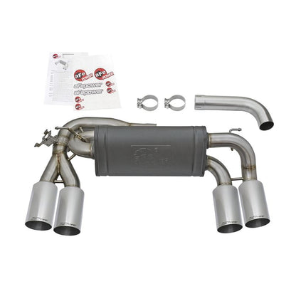 aFe MACH Force-Xp 3 to 2-1/2in 304 Stainless Steel Axle-Back Exhaust w/Polished Tip (49-36333-P)