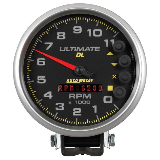 AutoMeter 5 inch Ultimate DL Playback Tachometer 11000 RPM - Black (6897)