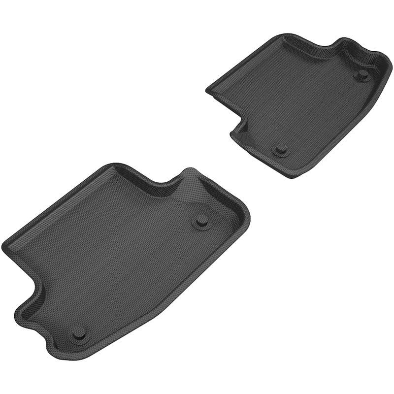 3D MAXpider KAGU 2nd Row Floormats - Black | 18-20 Audi A5 Coupe / S5 Coupe (L1AD04921509)