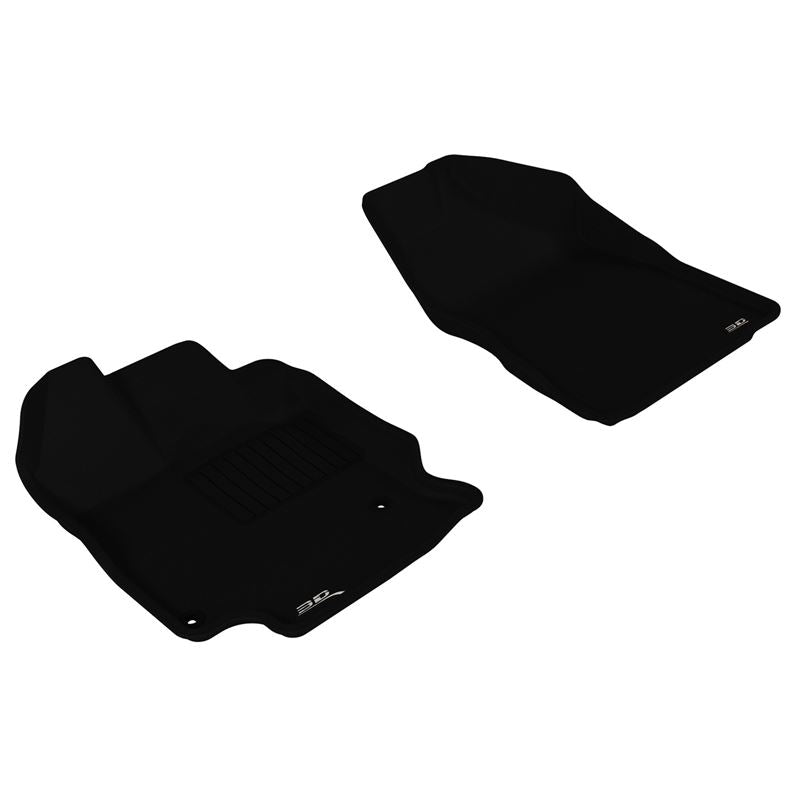3D MAXpider KAGU 1st Row Floormat - Black | 2009-2011 Toyota Venza (L1TY07811509)
