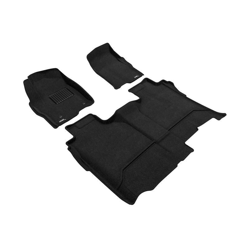 3D MAXpider ELEGANT Floor Mat Set - Black | 2019-2022 Chevrolet/GMC Silverado/Sierra (L1GM02504709)