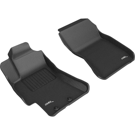 3D MAXpider KAGU 1st Row Floormats - Black | 08-11 Subaru Impreza / WRX / 08-14 Impreza WRX STI (L1SB02511509)