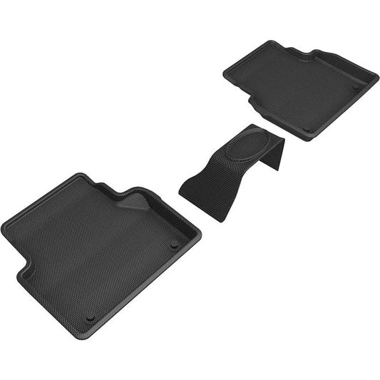 3D MAXpider KAGU 2nd Row Floormats - Black | 19-23 Audi A6/A7 / 21-24 RS6/RS7 (L1AD05421509)