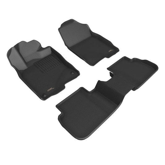 3D MAXpider KAGU 1st & 2nd Row - Black (W/ Rear USB Port) | Honda Civic 2022 (L1HD11901509)