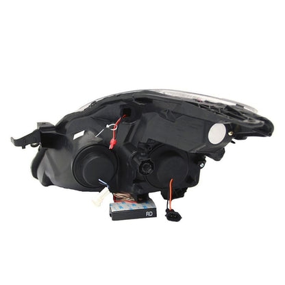 ANZO Projector Headlight Set w/ Halo Black (CCFL) | Nissan Altima (08-09) (121395)