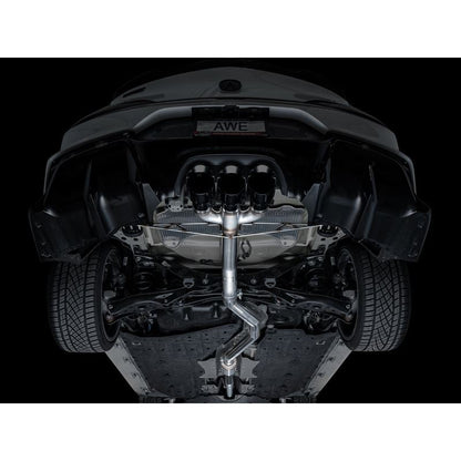 AWE Tuning Track Edition Exhaust w/ Triple Diamond Black Tips for 2024 Acura Integra Type S DE5 FWD (3020-53335)