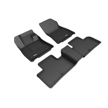 3D MAXpider KAGU 1st & 2nd Row Floormats - Black | 2019-2020 Infiniti QX50 (L1IN03101509)