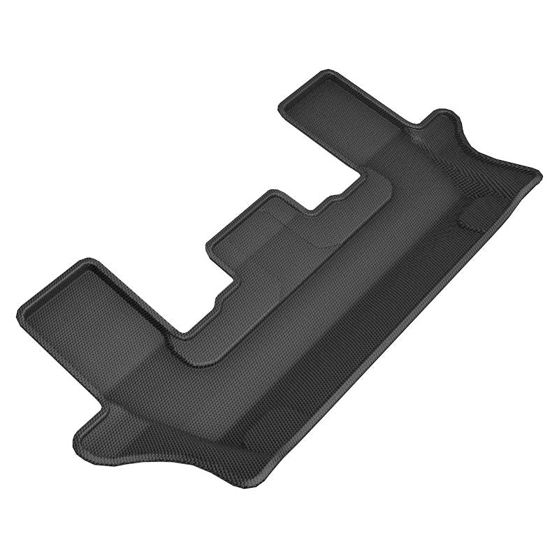 3D MAXpider KAGU 3rd Row Floormats - Black | 20-21 Ford Explorer with Bench 2nd Row (L1FR13031509)