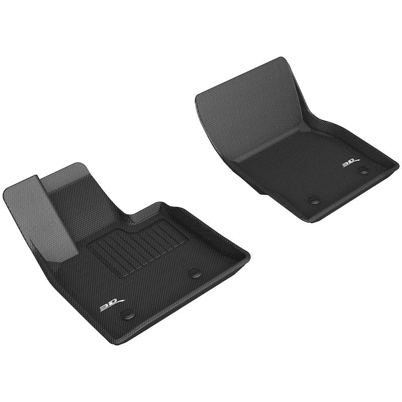 3D MAXpider KAGU 1st Row Floormats - Black | 18-21 Alfa Romeo Stelvio / Stelvio Quadrifoglio (L1AR00011509)