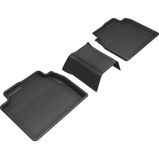 3D MAXpider KAGU 2nd Row Floormats - Black | 2019-2020 Lexus ES/Avalon Hybrid (L1LX06521509)