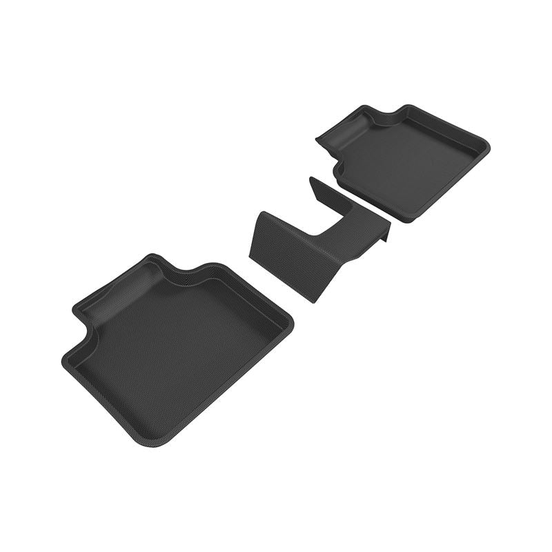 3D MAXpider KAGU 2nd Row Floormats - Black | 2016-2020 BMW X1/X2 F48/F39 (L1BM07321509)