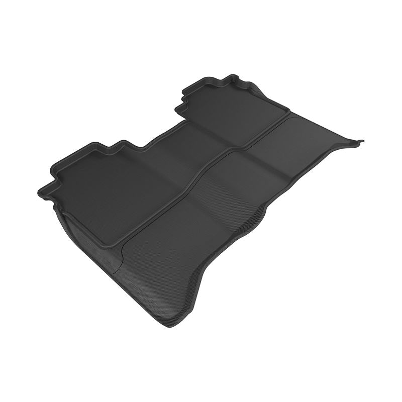 3D MAXpider KAGU 2nd Row Floormats - Black | 2016-2019 Nissan Titan Crew Cab (L1NS08421509)