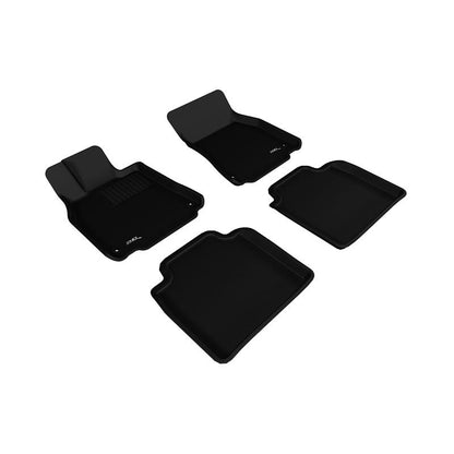 3D MAXpider KAGU 1st & 2nd Row Floormats - Black | 2007-2012 Lexus LS460L (L1LX04001509)