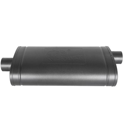 aFe MACH Force-Xp 409 Stainless Steel Muffler w/ High-Temp Metallic Black finish (49M00016-B)