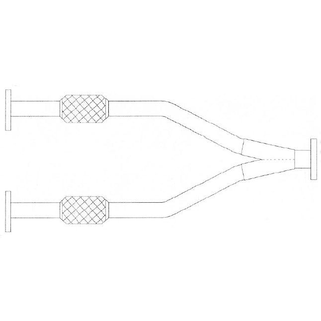 Revel T50200FR Medallion Touring-S Y-Pipe for 16-17 Infiniti Q50/Q60 3.0T RWD