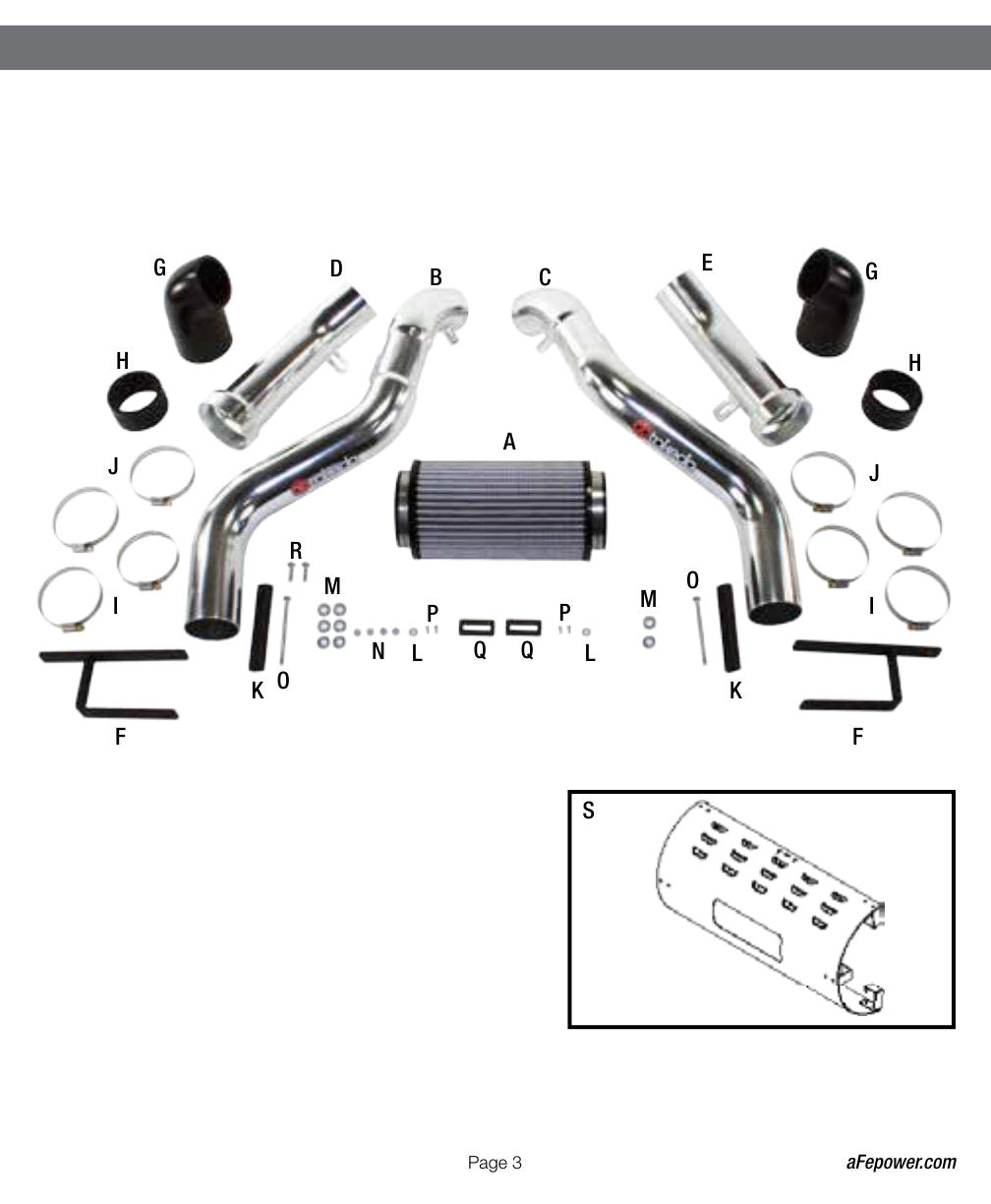 aFe Takeda Stage-2 Pro DRY S Cold Air Intake | Infiniti G35/37, Q60, Q40 (07-15) (TA-3016P)