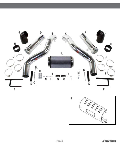 aFe Takeda Stage-2 Pro DRY S Cold Air Intake | Infiniti G35/37, Q60, Q40 (07-15) (TA-3016P)