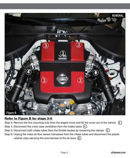 aFe Takeda Stage-2 Cold Air Intake | Nissan 370Z V6 3.7L (09-17) (TA-3017P)