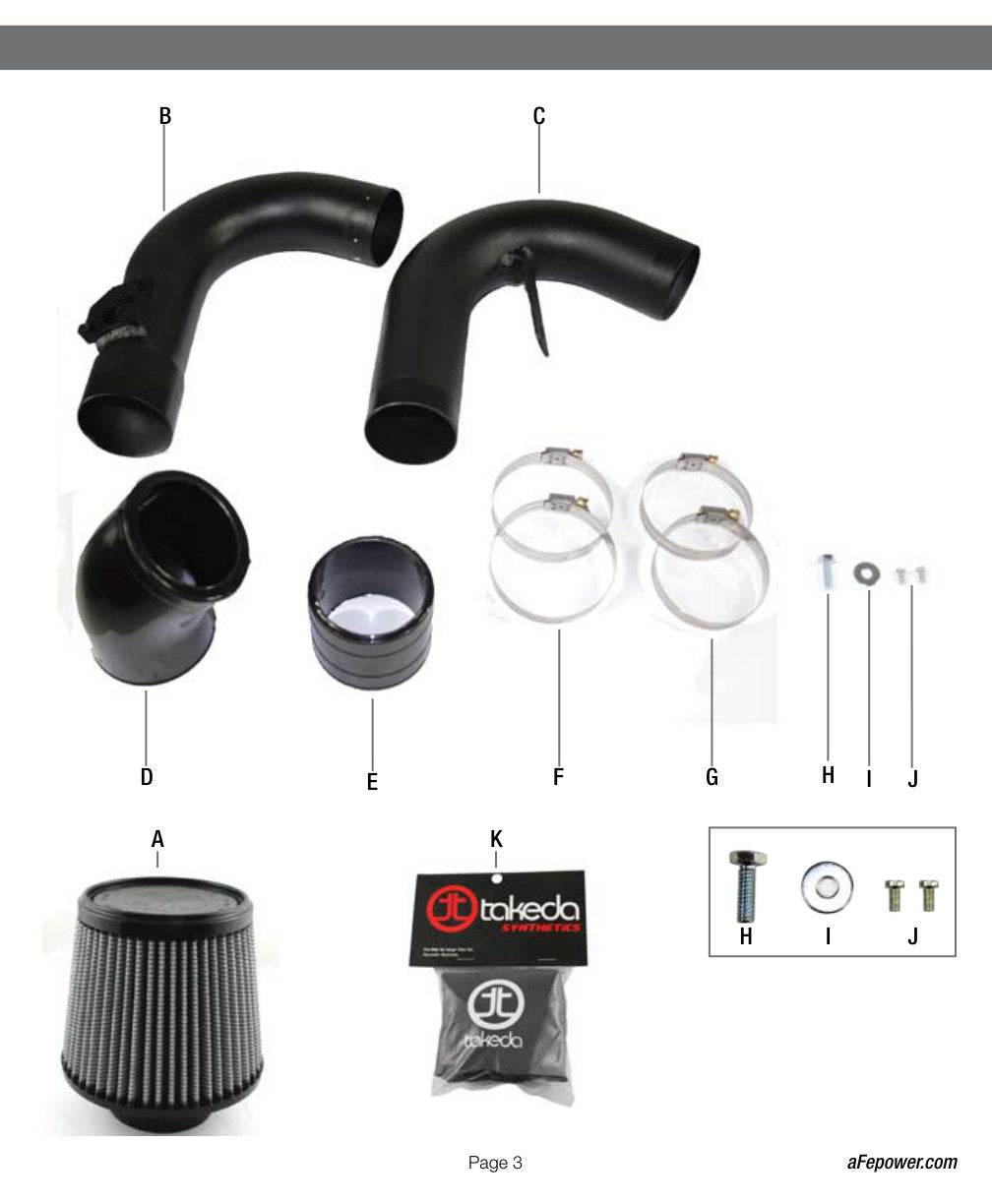 aFe Takeda Stage-2 Cold Air Intake System | Mazda 3 (10-11) L4-2.5L (TA-4107P)