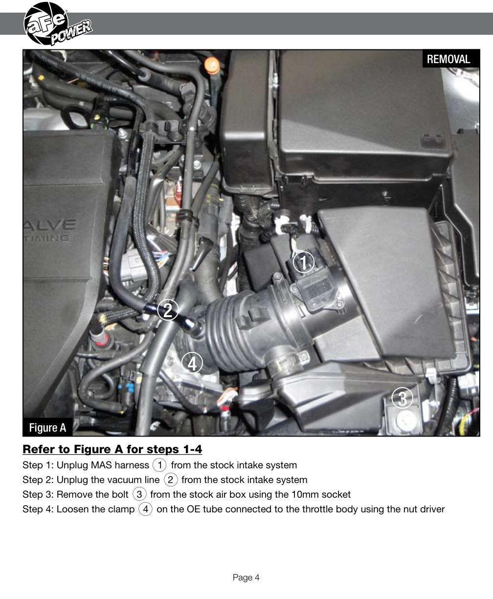 aFe Takeda Stage-2 Cold Air Intake System | Mazda 3 (10-11) L4-2.5L (TA-4107P)