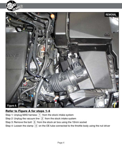 aFe Takeda Stage-2 Cold Air Intake System | Mazda 3 (10-11) L4-2.5L (TA-4107P)