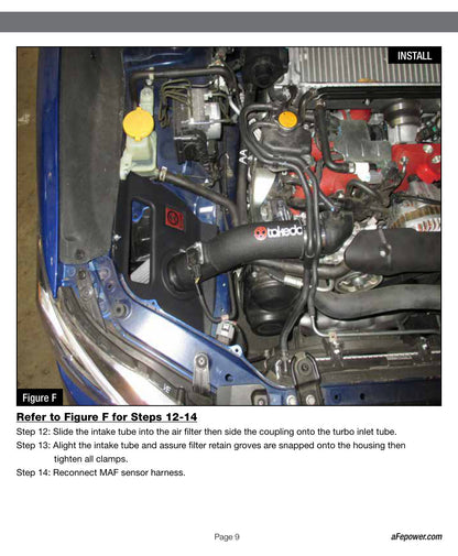aFe Takeda Stage 2 Pro Dry S Cold Air Intake System | Subaru STI H4-2.5L (15-17) (TA-4306B-D)