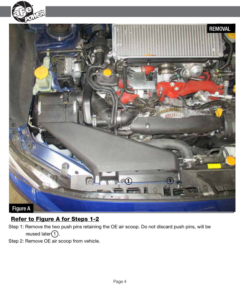 aFe Takeda Stage 2 Pro 5R Intake System | Subaru STI H4-2.5L (15-17) (TA-4306B-R)