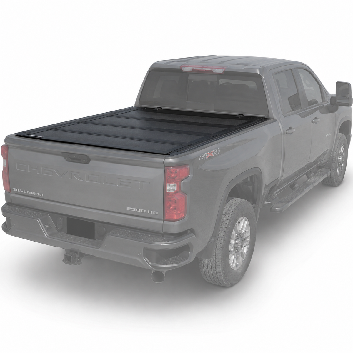 Truxarmor QuadAxis Pro Series Quad-Fold Flip Up Tonneau Cover for 2020-2025 GMC 3500HD  - 6'9" Bed