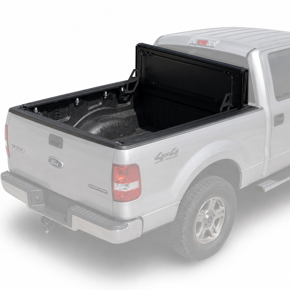 Truxarmor QuadAxis Pro Series Quad-Fold Flip Up Tonneau Cover for 2004-2014 Ford F-150  - 5'7" Bed