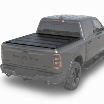Truxarmor QuadAxis Pro Series Quad-Fold Flip Up Tonneau Cover for 2019-2025 Ram TRX  - 5'7" Bed (Exclude Rambox)